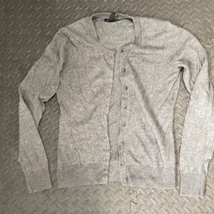 Gap XS round neck grey cardigan
